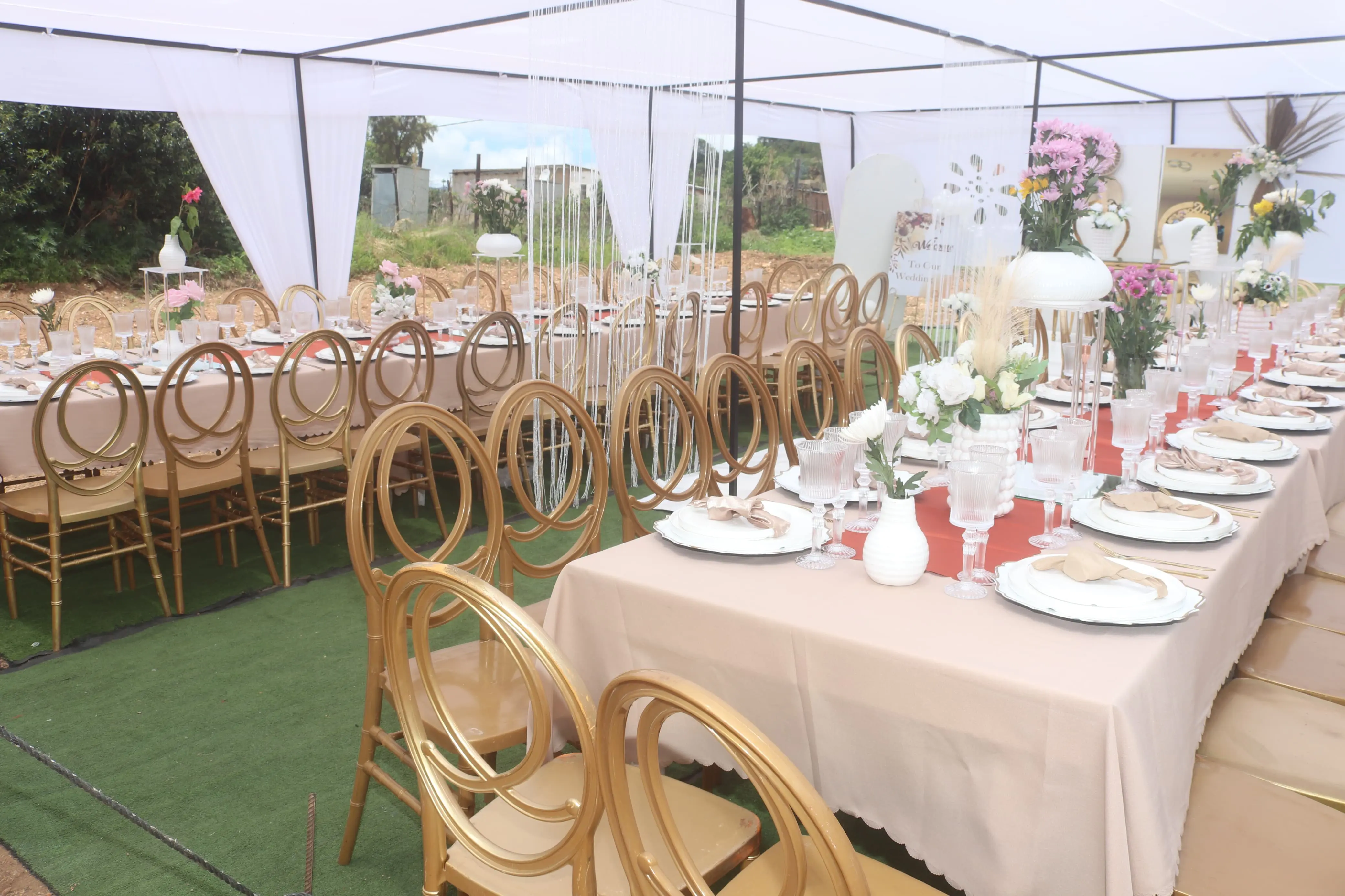 Luxury corporate event styling with premium decor and professional setup